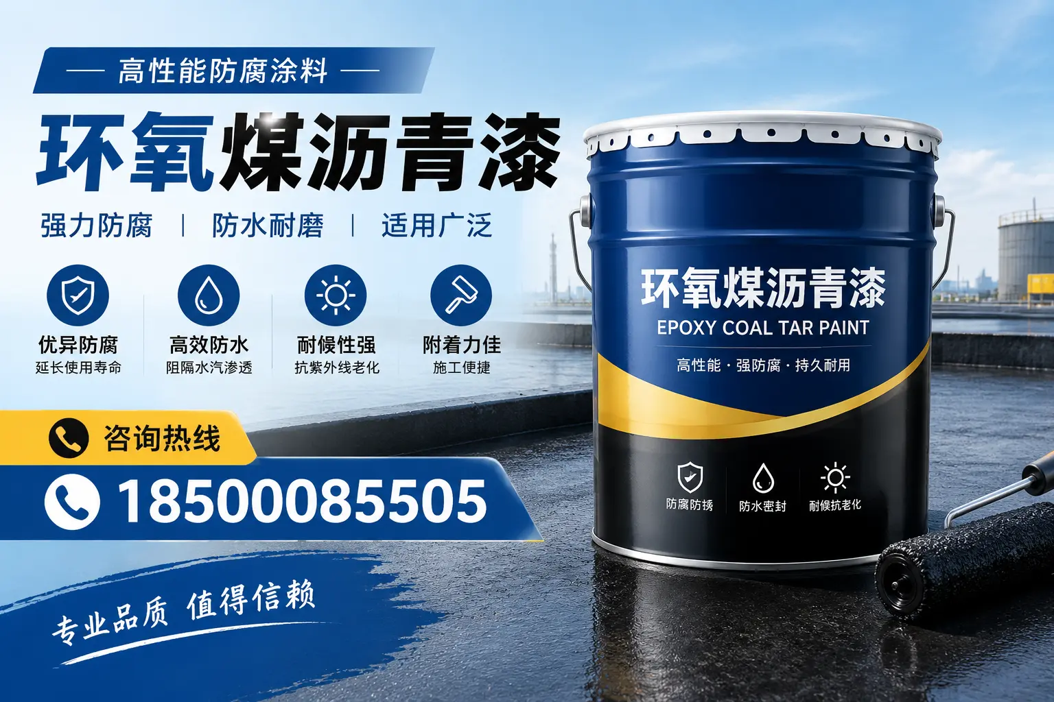环氧煤沥青漆的主要成分与功能，广州用户深度了解